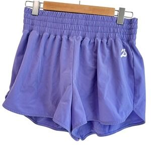 Peloton Women's Running Shorts Lilac Purple Workout Athletic Gym Fitness Large